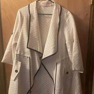 Pomme Rouge Paris Cream Textured Top